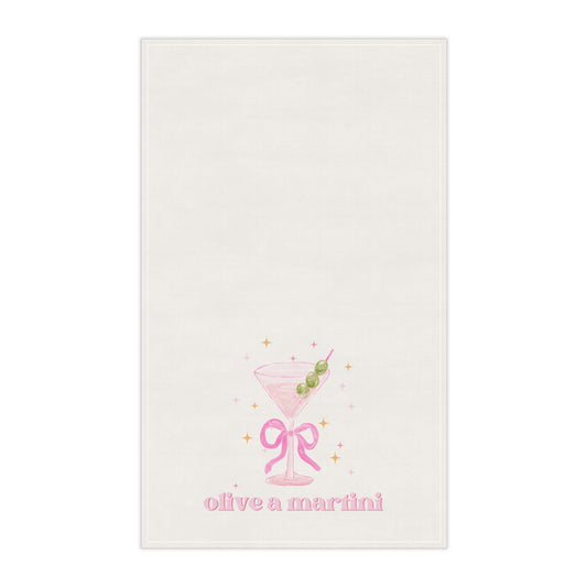 Olive A Martini Martini Tea Towel Funny Hostess Gift
