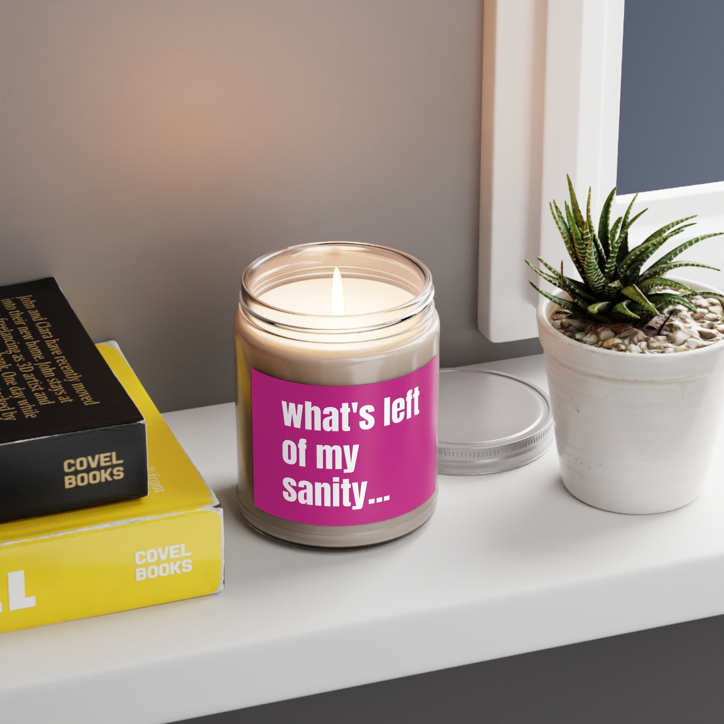 What's Left Of My Sanity Funny Friendship Candle Gift Best Friend Long Distance Gift Gag Gift Premium Coconut Soy Candle