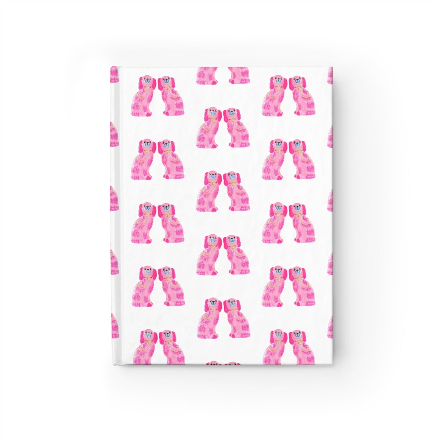 Pink Staffie Journal - Ruled Line