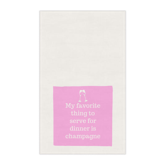 We Drink Champs Kitchen Tea Towel Funny Hostess Party Gift