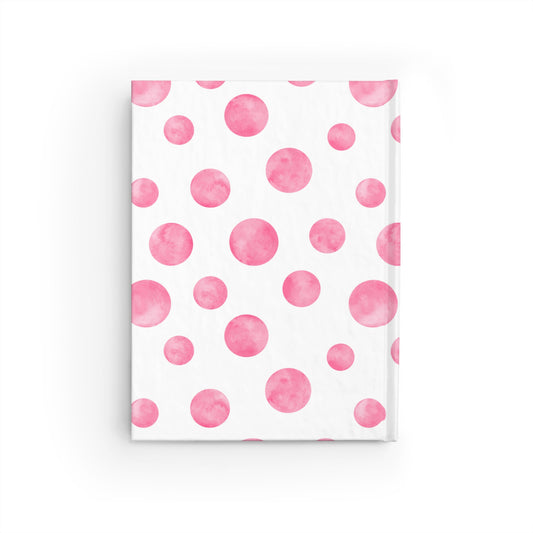 Whimsical Polka Dot Journal - Things I Shouldn't Say Outloud, Cute Notebook, Fun Gift, Writing Journal, Daily Diary, Pink Stationery