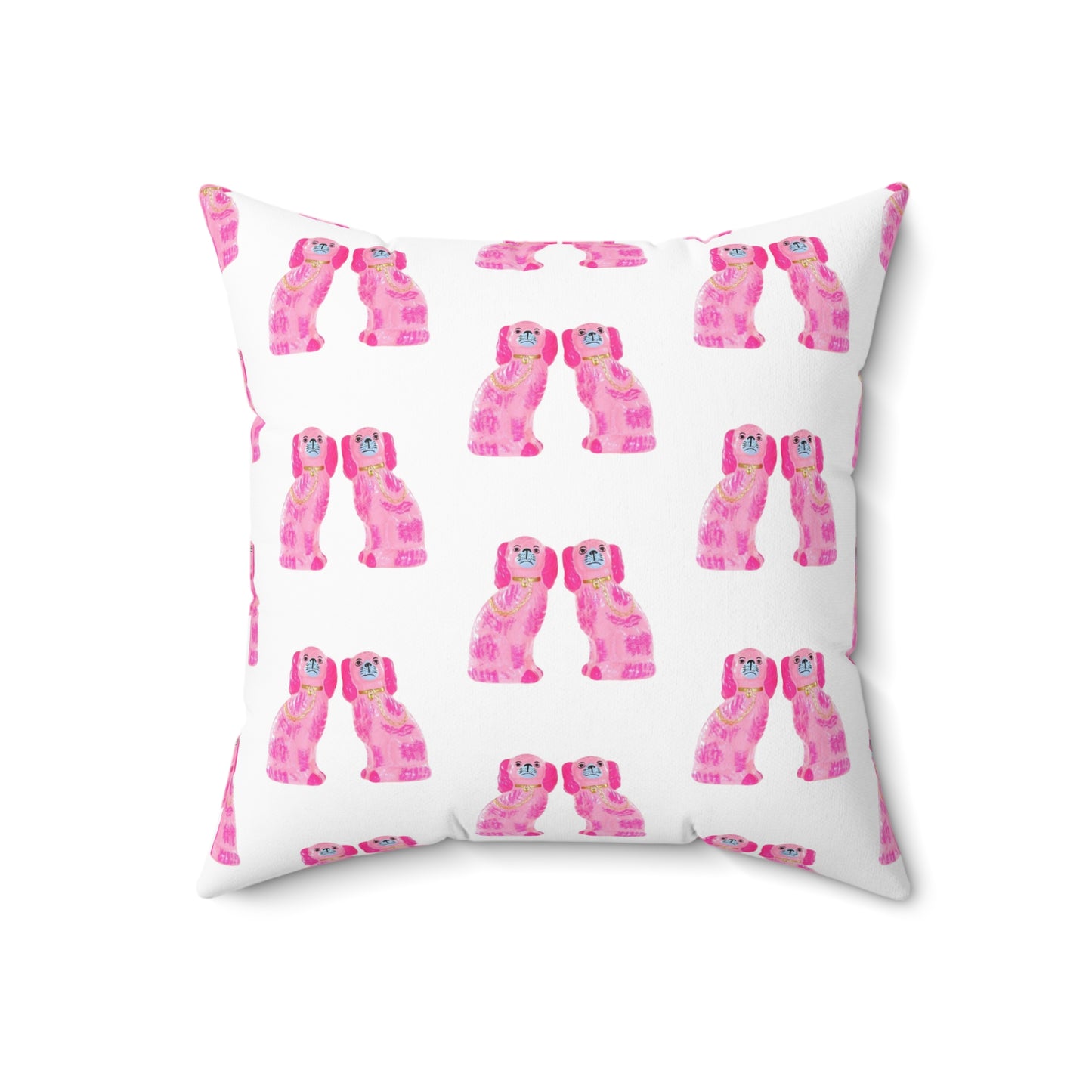 Pink Staffie Pillow