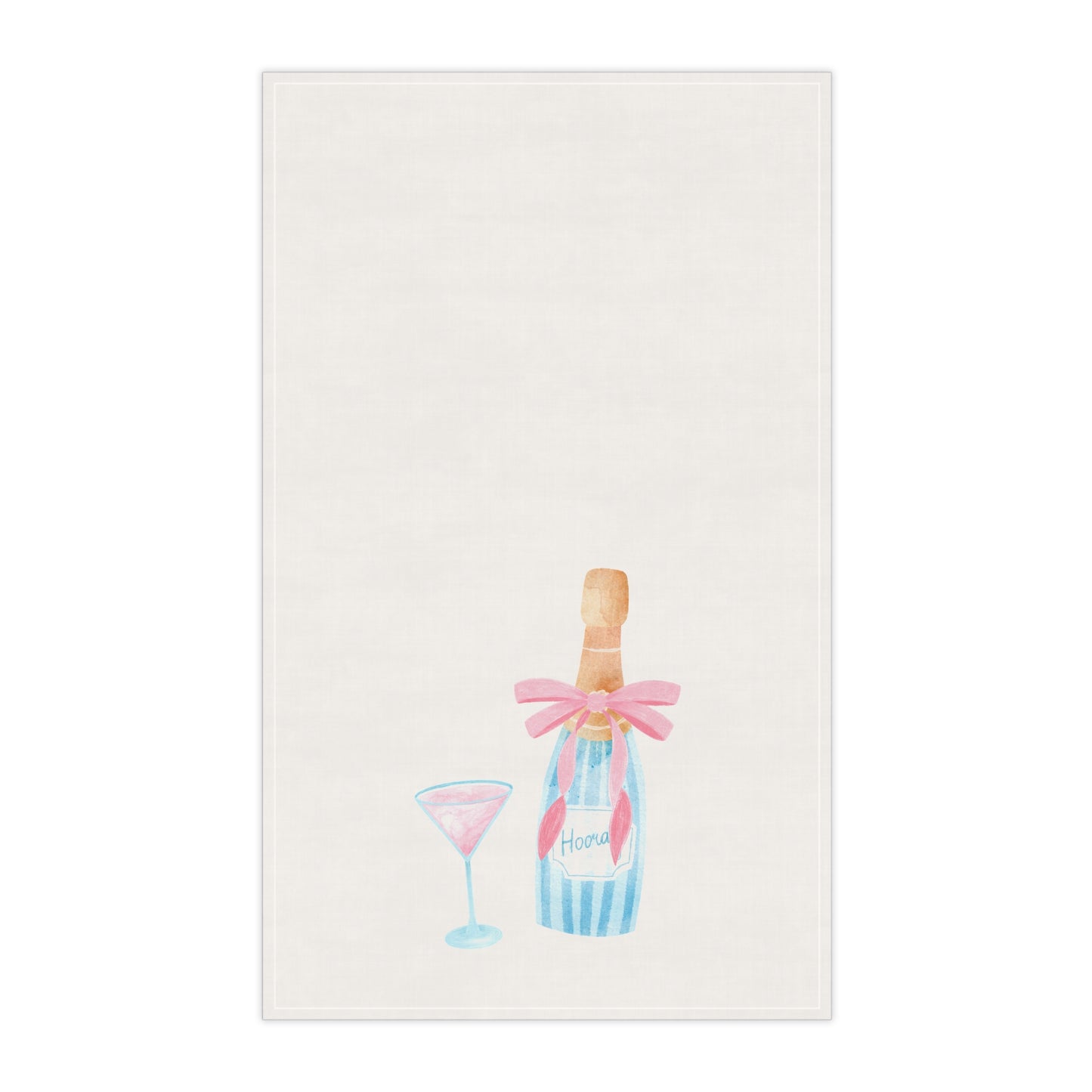Champs Tea Towel Funny Hostess Gift