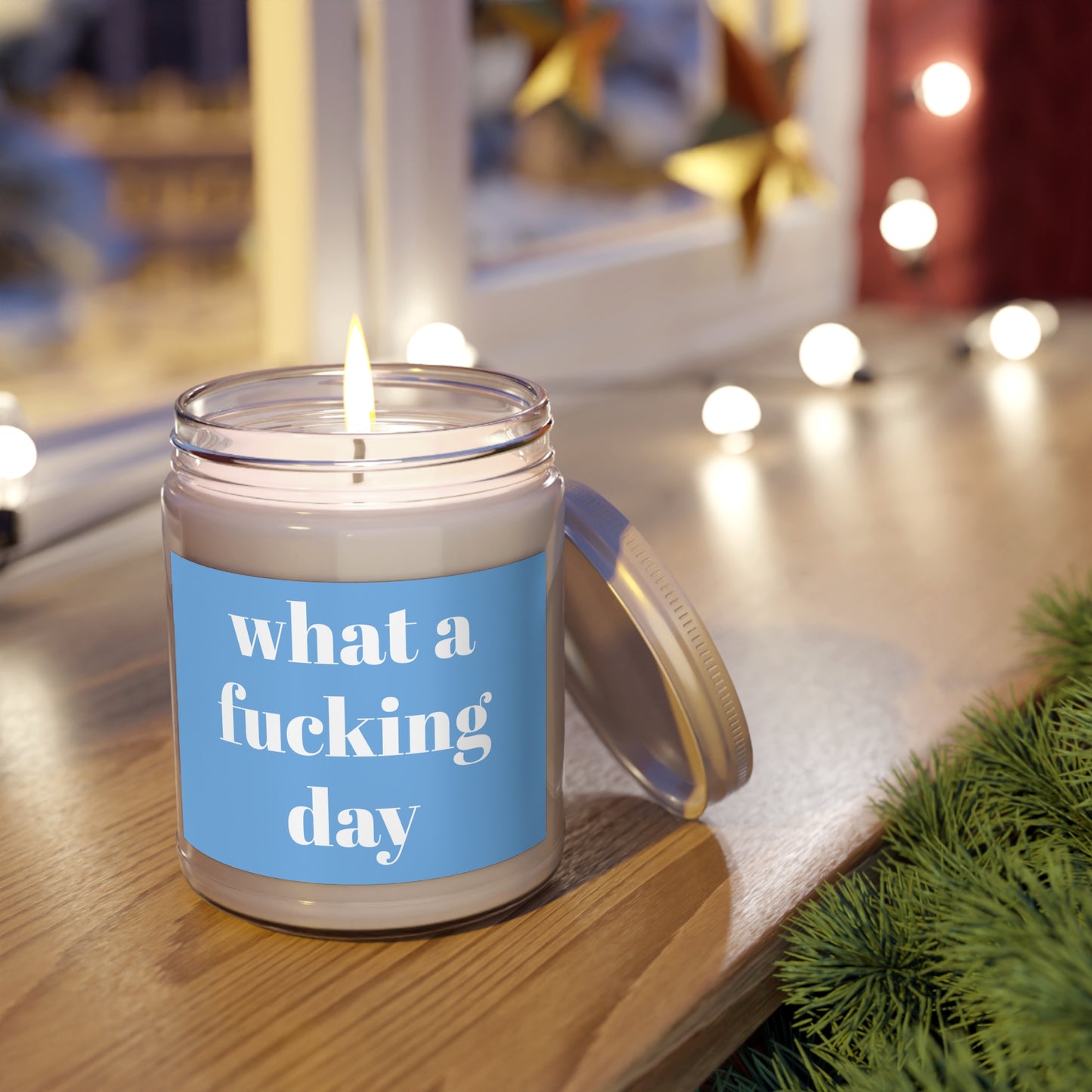 What a Day Funny Friendship Candle Gift Best Friend Gift Long Distance Gift Funny Candle Gag Gift Premium Coconut Soy Candle