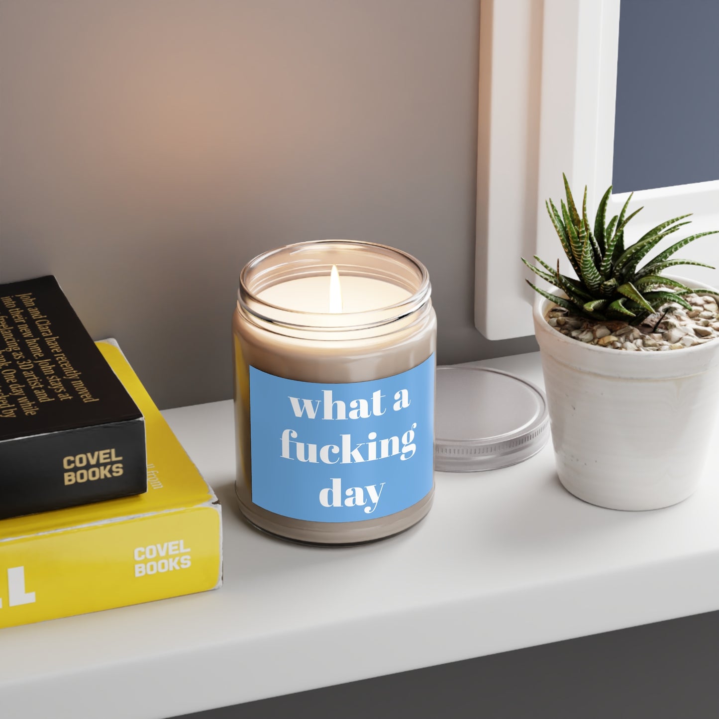 What a Day Funny Friendship Candle Gift Best Friend Gift Long Distance Gift Funny Candle Gag Gift Premium Coconut Soy Candle