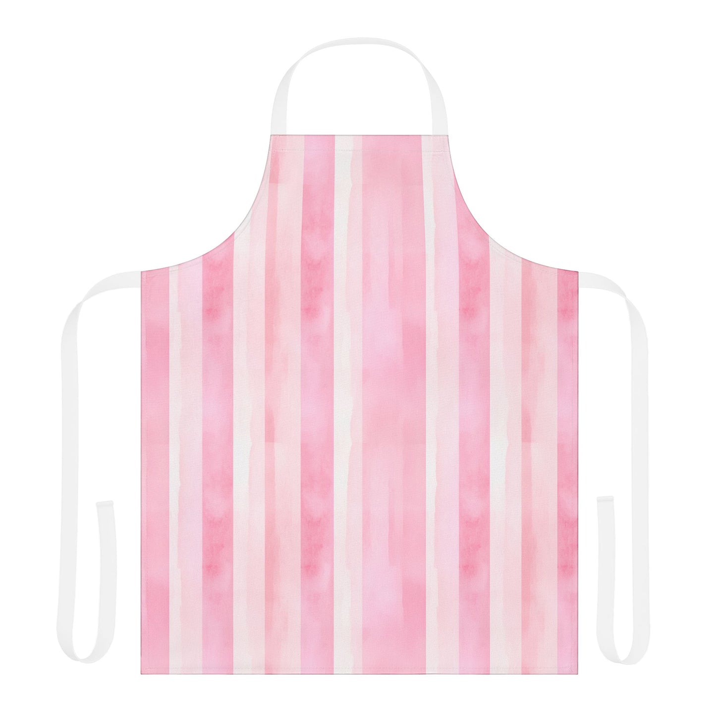 Pink Watercolor Pastel Retro Kitchen Apron