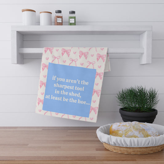 Sharpest Tool Kitchen Tea Towel Funny Hostess Party Gift