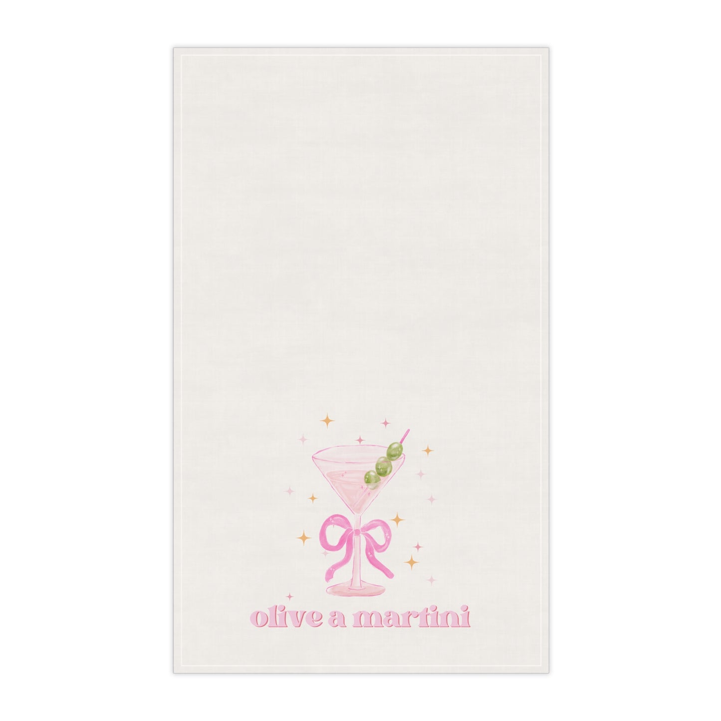 Olive A Martini Martini Tea Towel Funny Hostess Gift