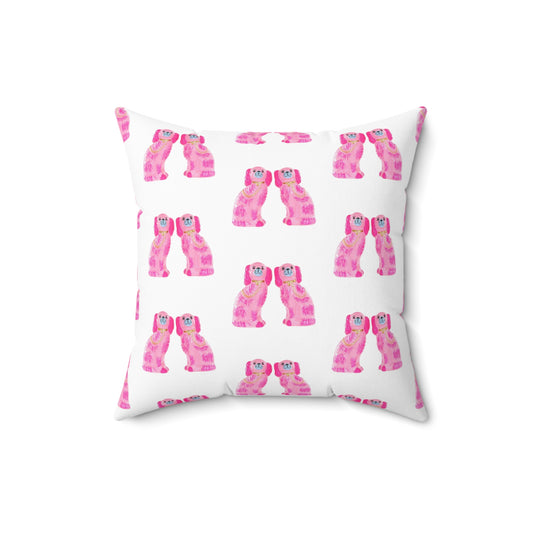 Pink Staffie Pillow