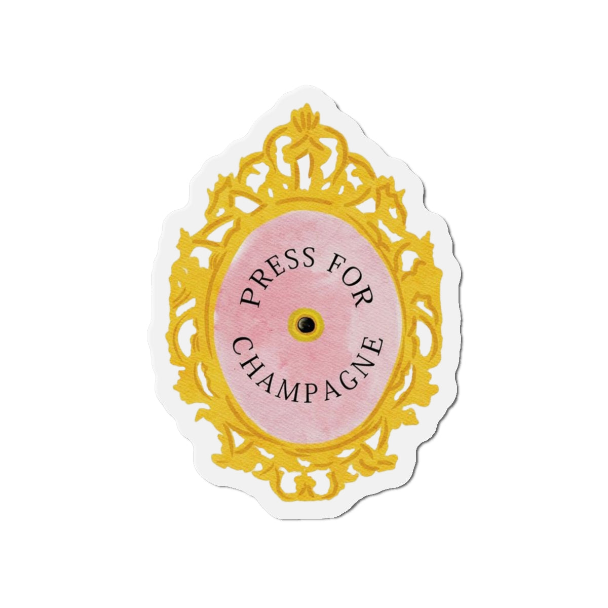 Press For Champagne Stanley Magnet