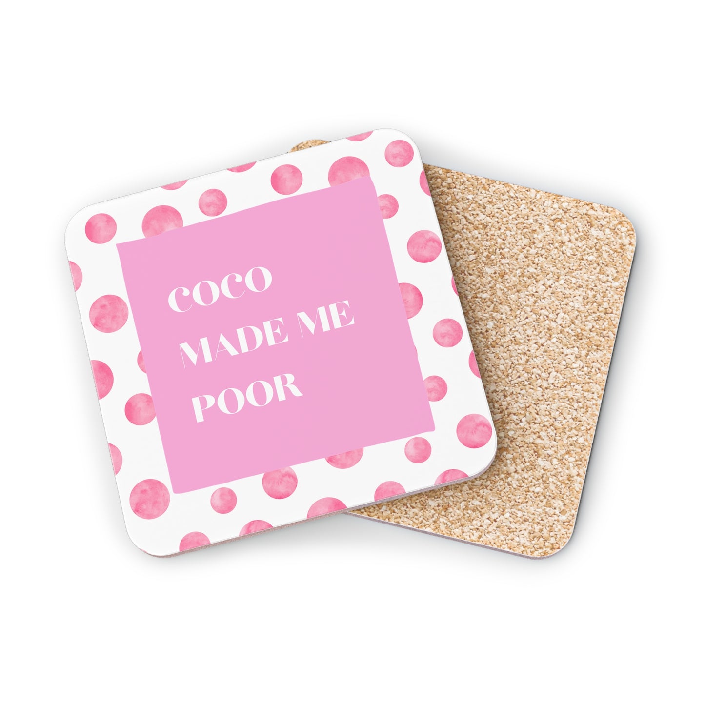 Preppy Coasters - Fun Drinkware Accessories for Parties, Home Bars, Holiday Decor, Gift Ideas