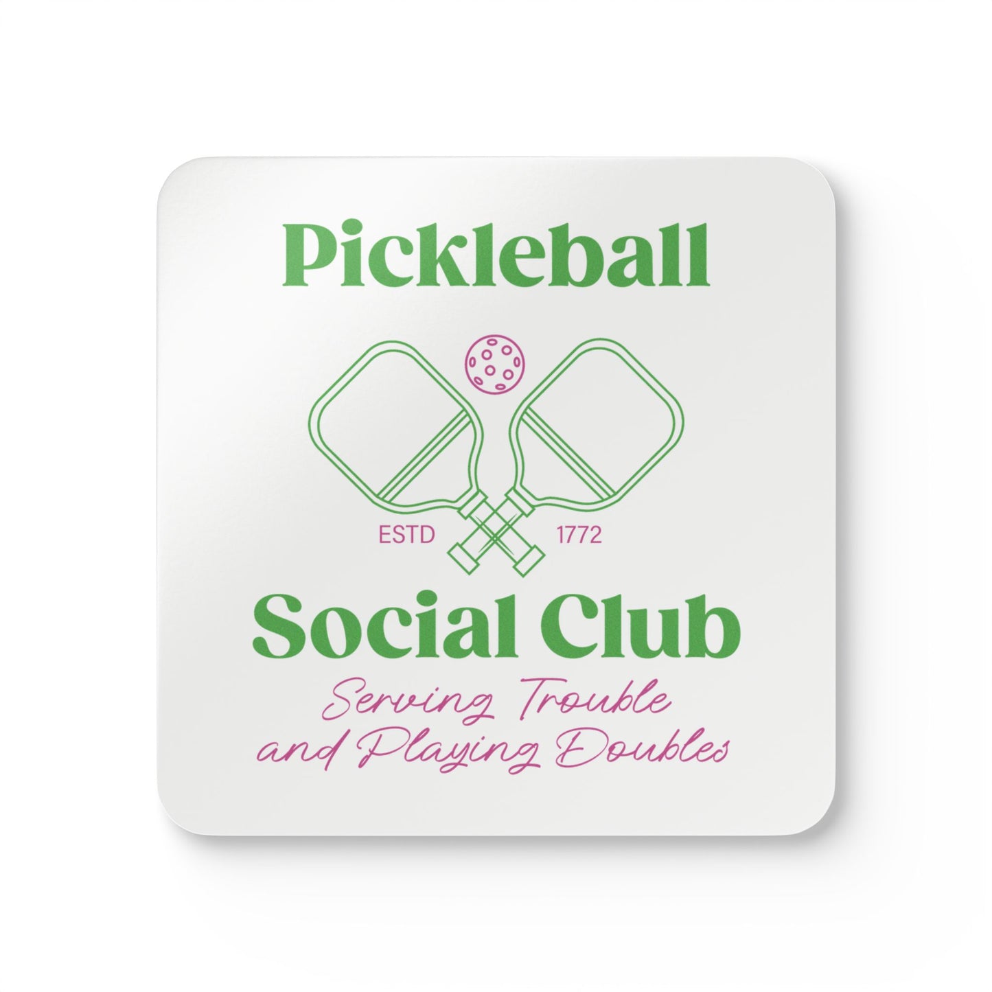 Pickleball Coaster Set