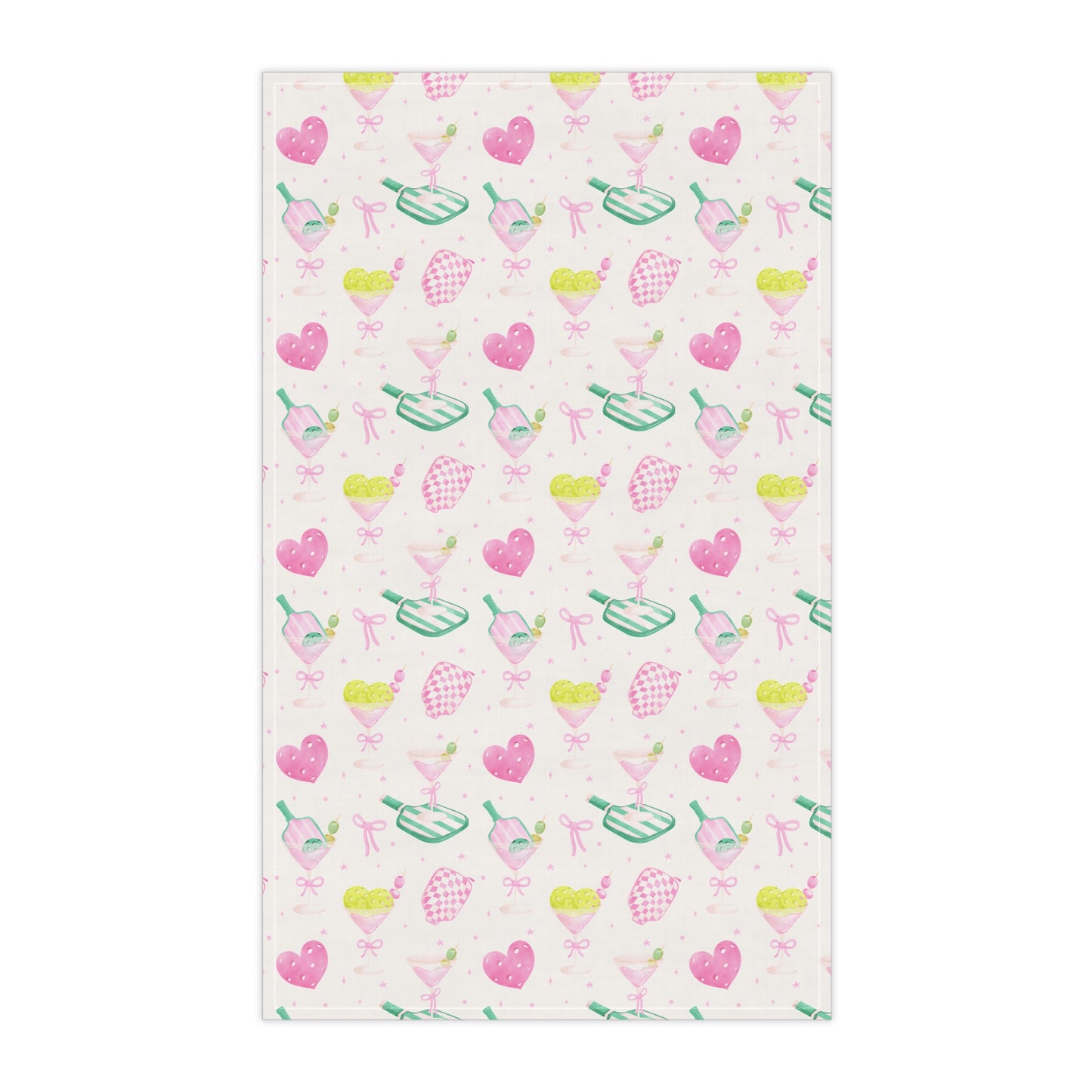 Pickleballer Tea Tea Towel Funny Hostess Gift
