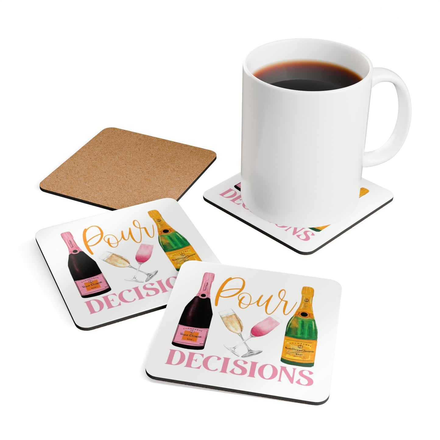 Pour Decision Coaster Set