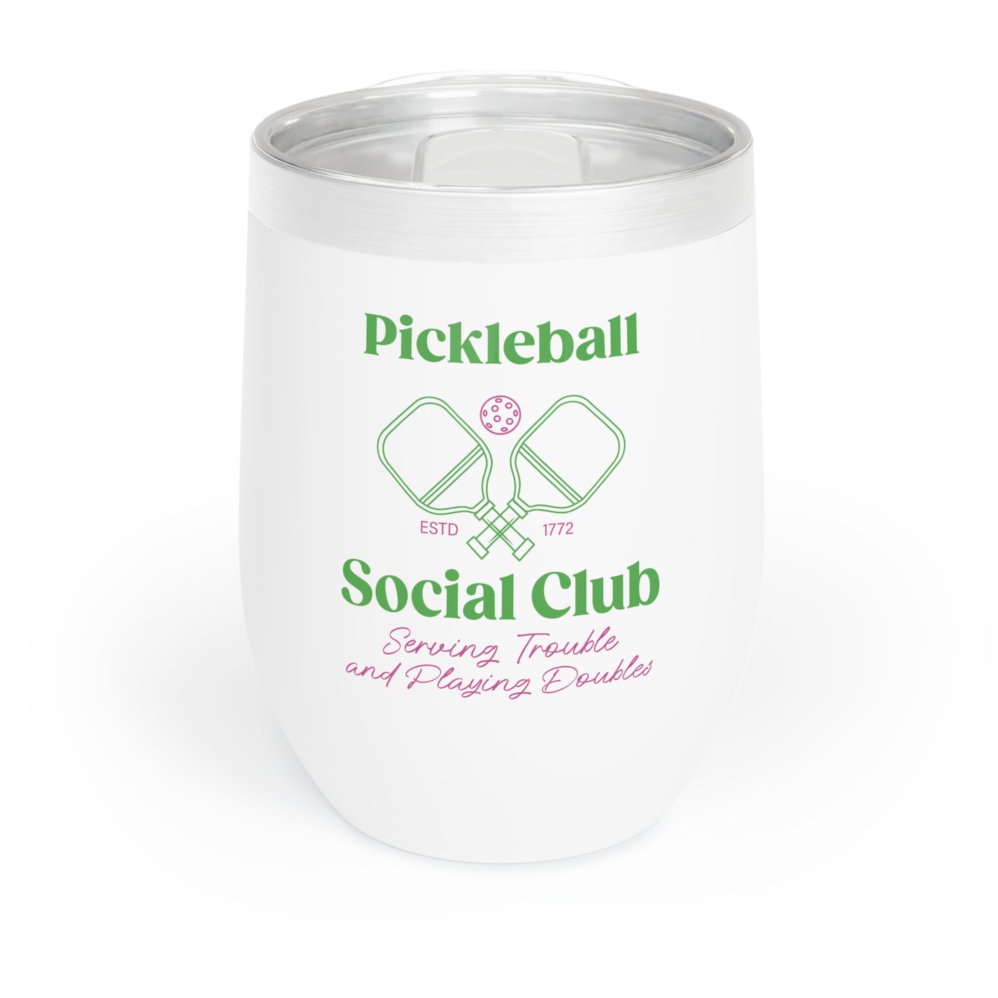 Pickleball Club Chill Wine Tumbler
