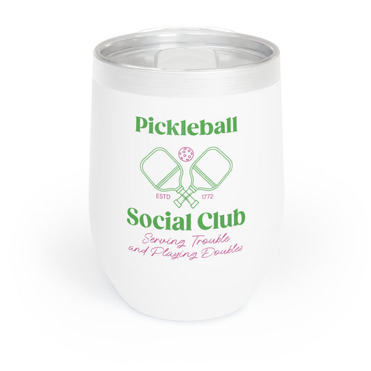 Pickleball Club Chill Wine Tumbler