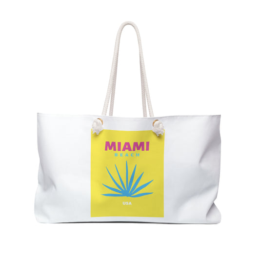 Miami Weekender Travel Tote Bag