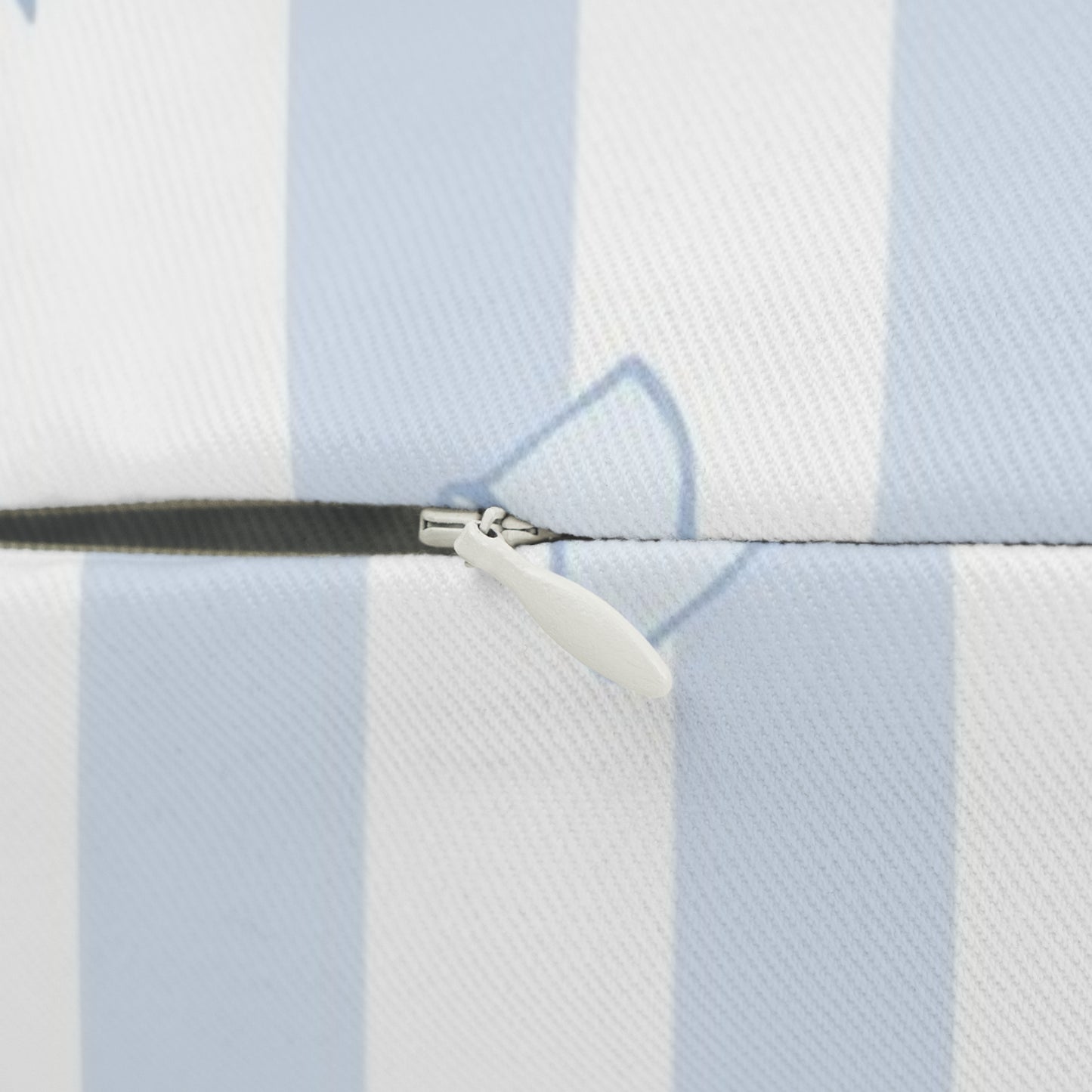Preppy Blue Bow Coquette Lumbar Pillow, Decorative Cushion for Home, Dorm Room Decor, Unique Home Accent