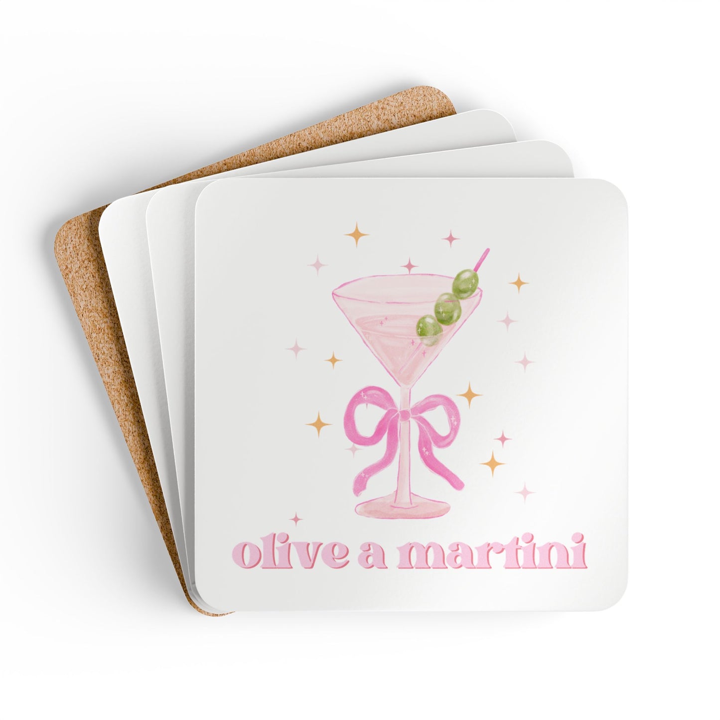 Preppy Christmas Cocktail Coasters | Vibrant, bold, colourful mug placemats | Bar decor, accessories |Swirly coffee, tea, mug coasters