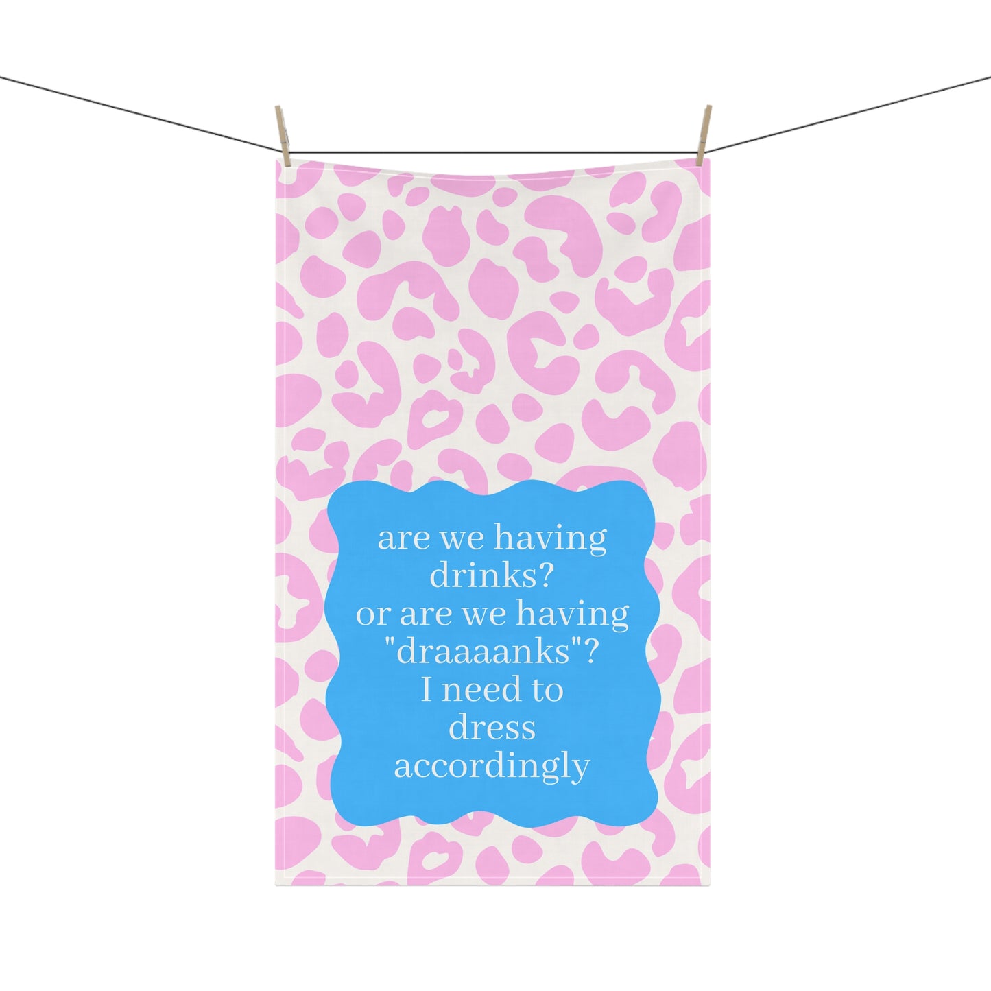 Draaanks Kitchen Tea Towel Funny Cooking Gift Adult Humor Gag Gift Unique Hostess Gift Housewarming Present