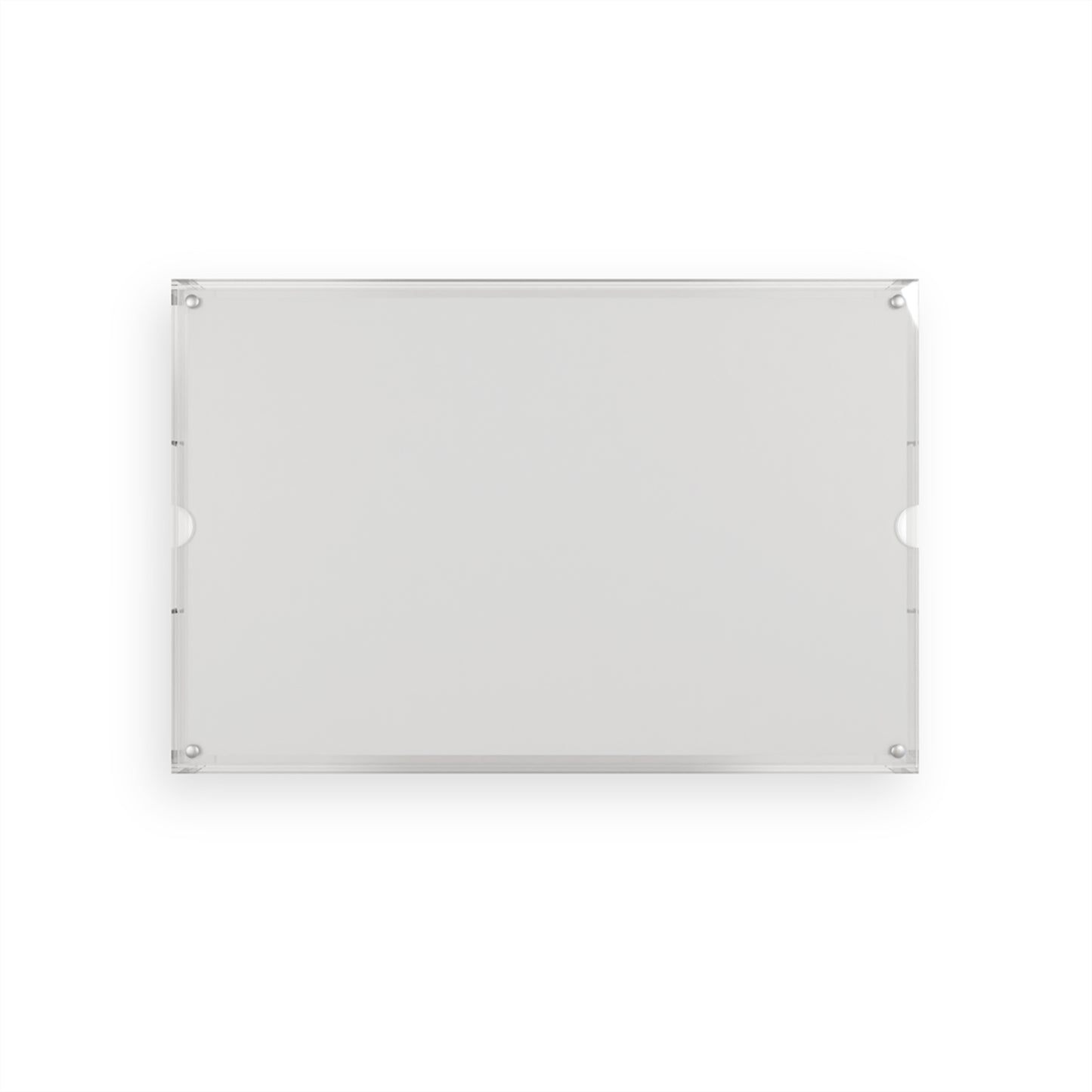 Floral Acrylic Serving Tray