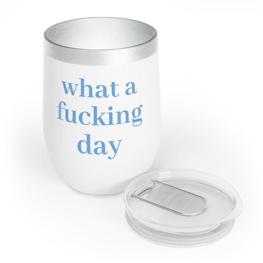 Booze & Bad Decisions Chill Wine Tumbler Funny Hostess Christmas Gift