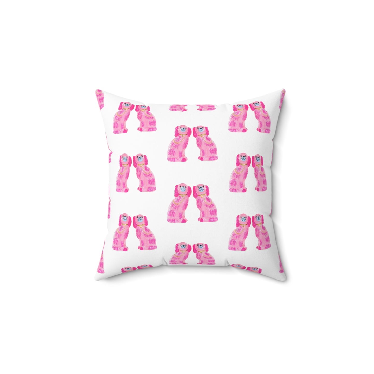 Pink Staffie Pillow