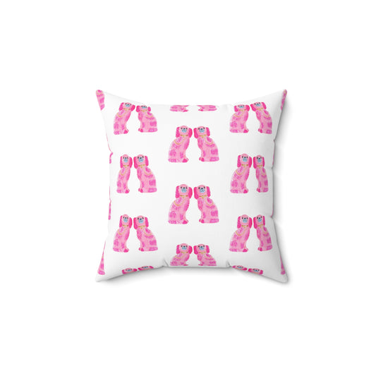 Pink Staffie Pillow