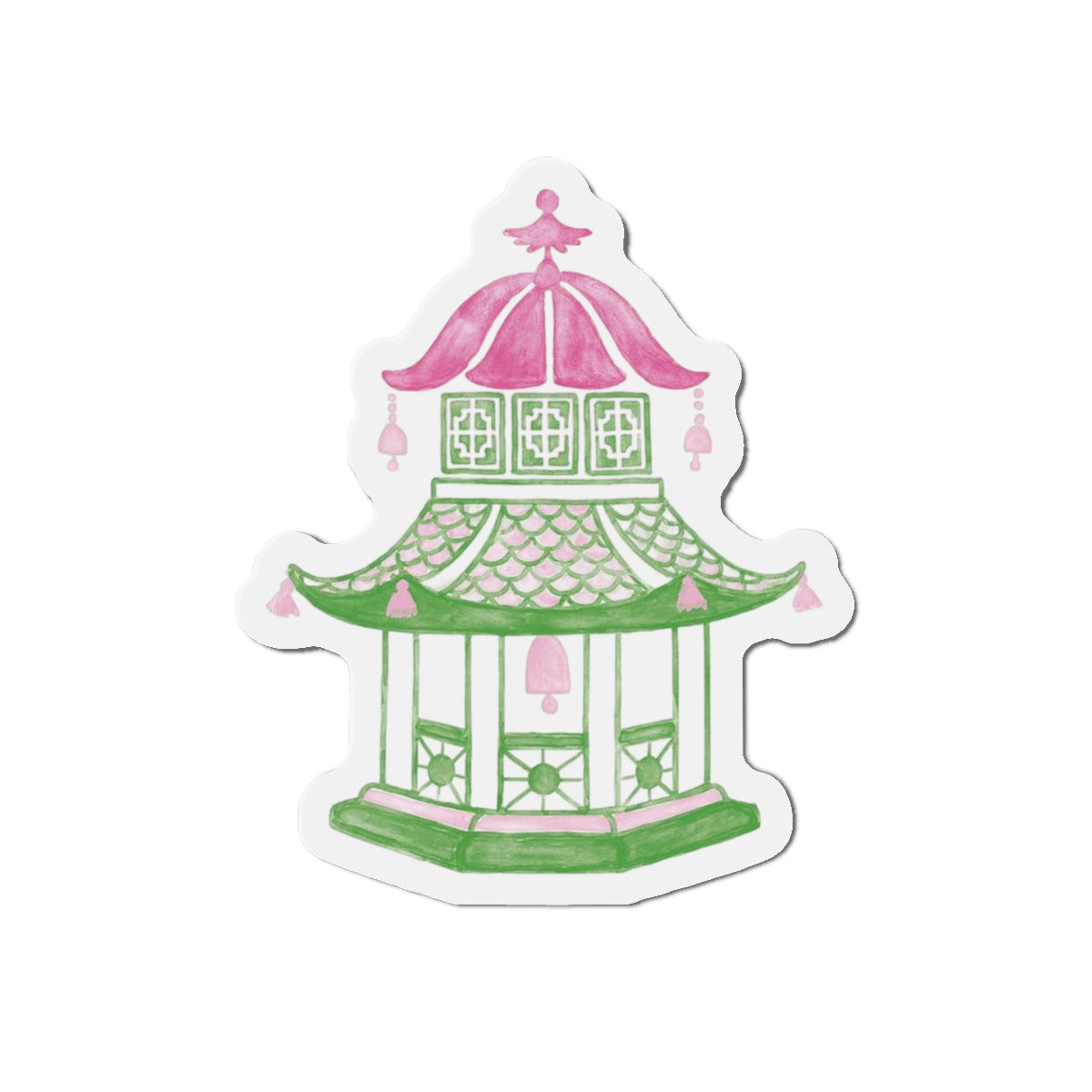 Pink Pagoda Stanley Magnet