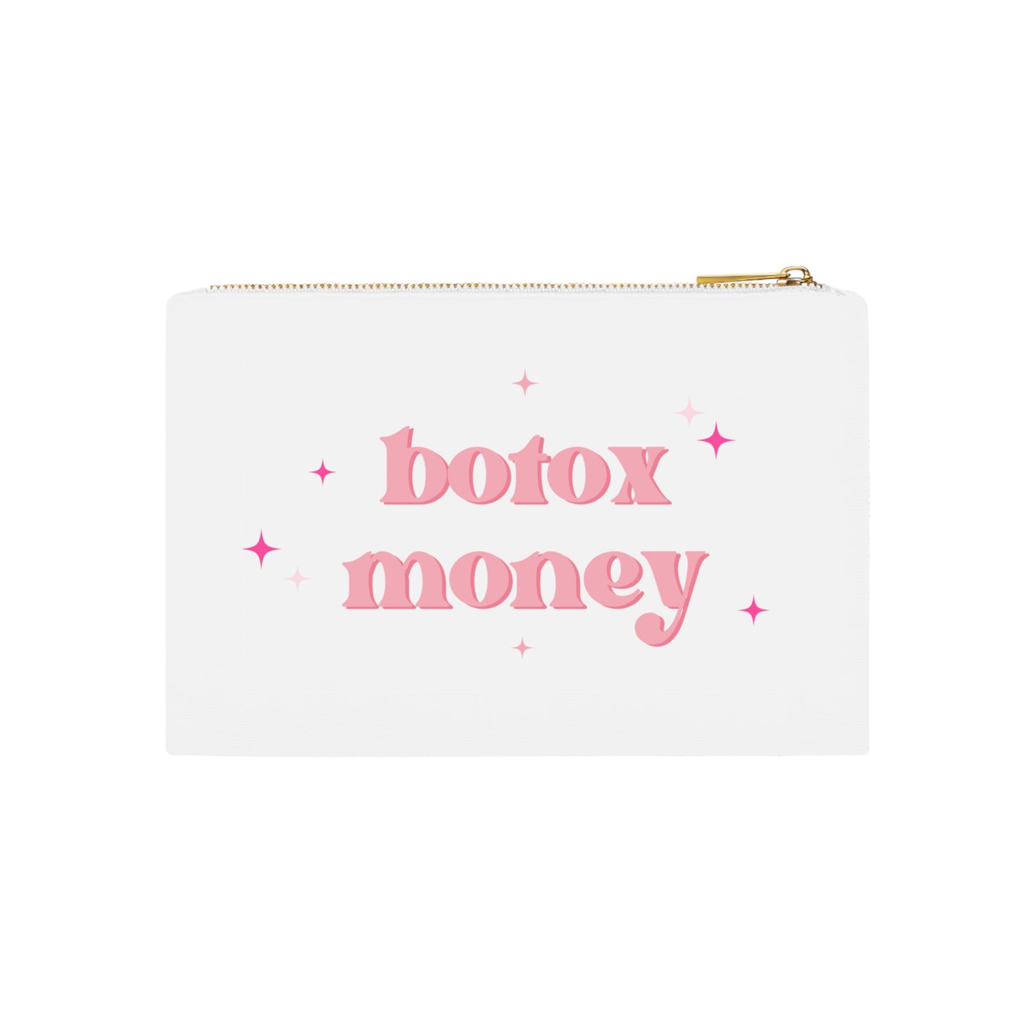 Botox Money Preppy Cosmetic Makeup Tote Hand Bag
