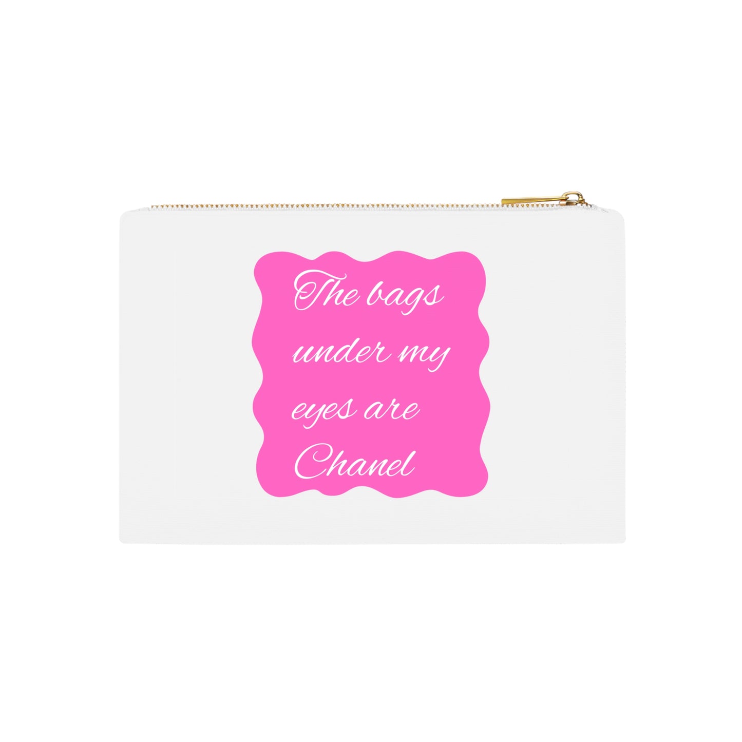 Preppy Pink Cosmetic Bag