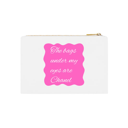 Preppy Pink Cosmetic Bag