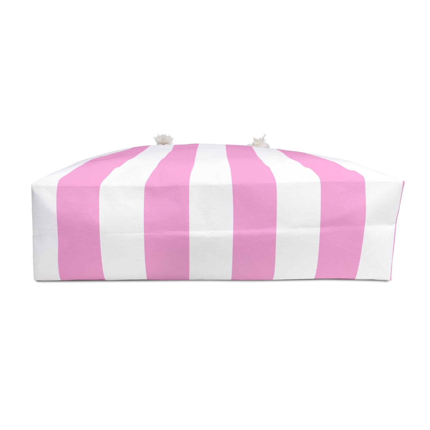 Preppy Pink Cabana Stripe Weekender Travel Tote Bag Baby Diaper Bag Pickleball Bag