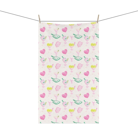 Pickleballer Tea Tea Towel Funny Hostess Gift