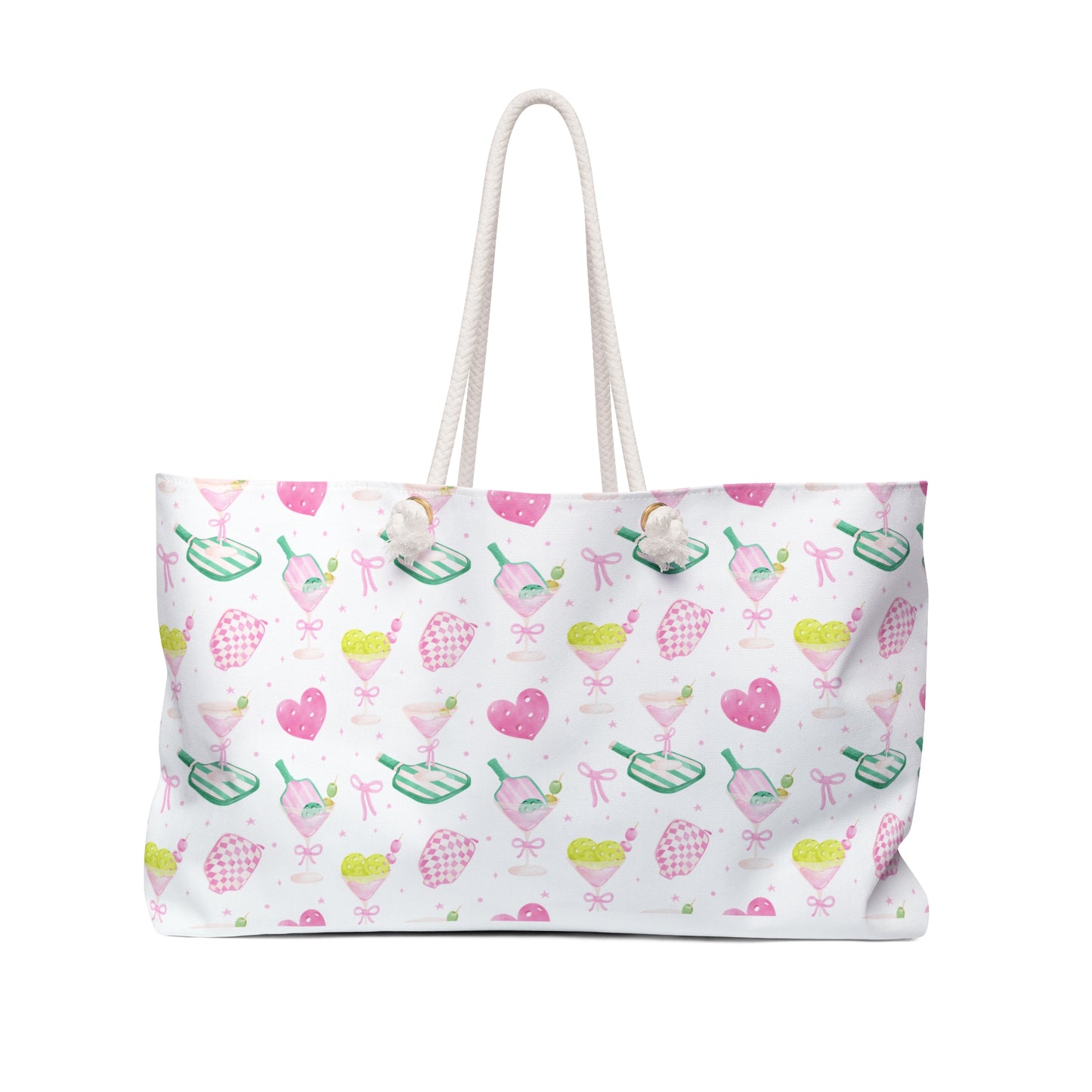 Pickleballer Weekender Travel Tote Bag