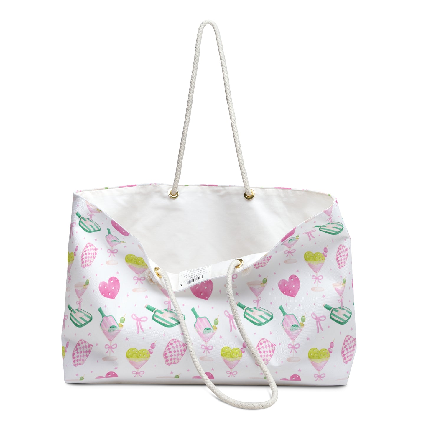 Pickleballer Weekender Travel Tote Bag