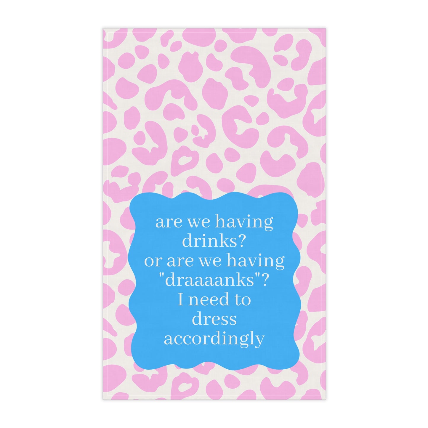 Draaanks Kitchen Tea Towel Funny Cooking Gift Adult Humor Gag Gift Unique Hostess Gift Housewarming Present