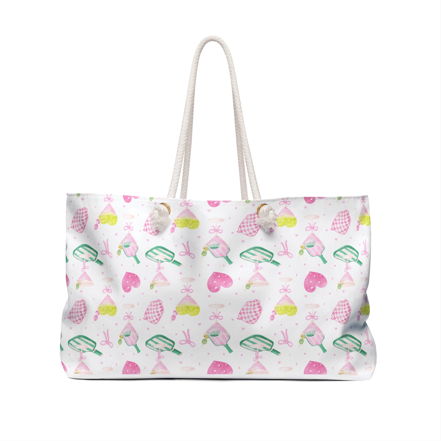 Pickleballer Weekender Travel Tote Bag