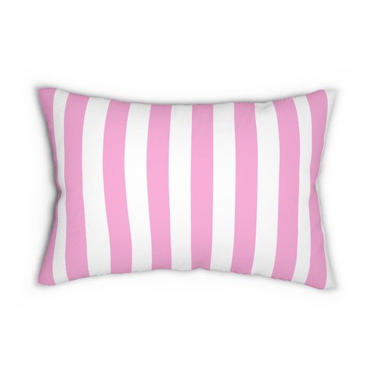 Reservations Lumbar Pillow, Preppy Pink Throw Pillow, Fun Hostess Gift