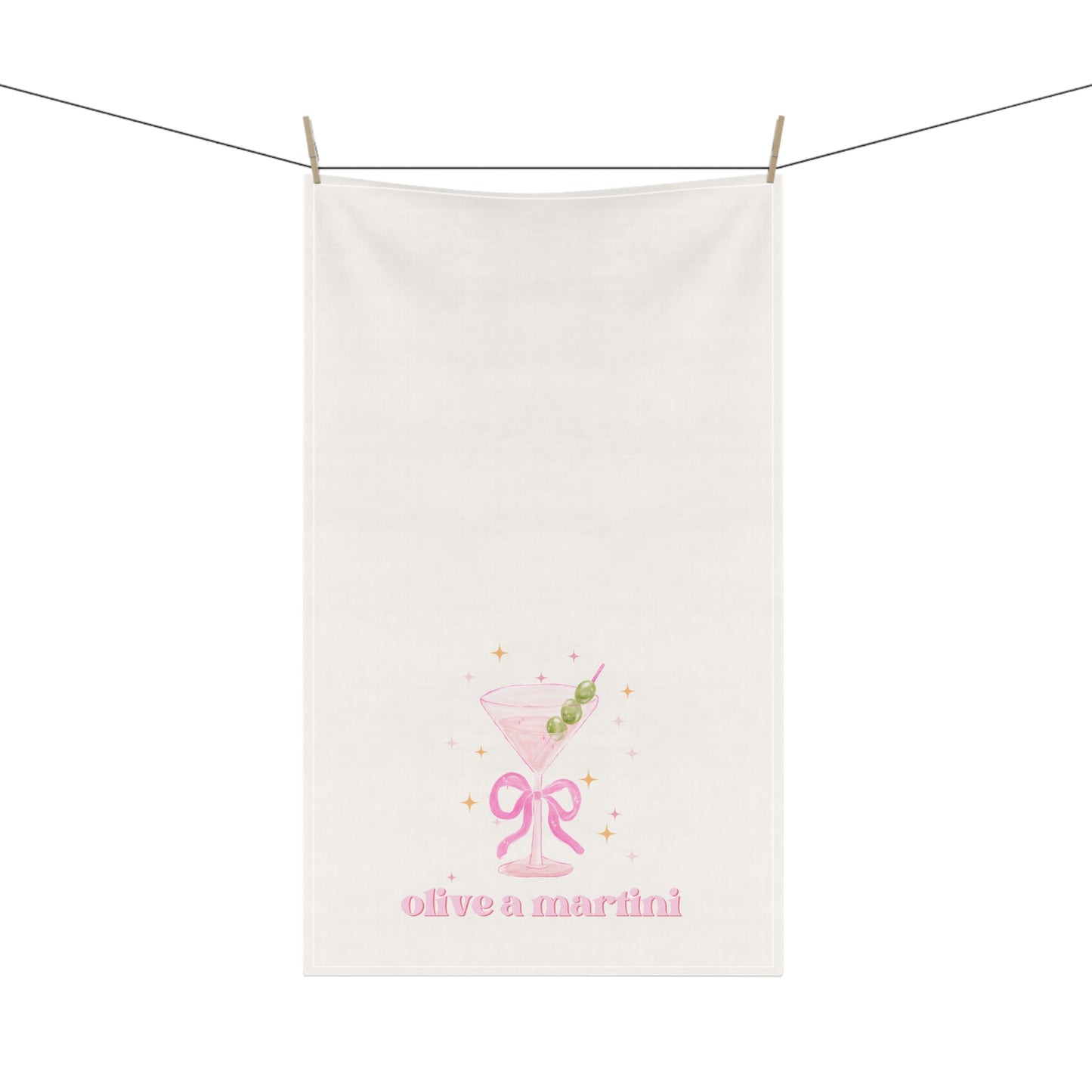 Olive A Martini Martini Tea Towel Funny Hostess Gift