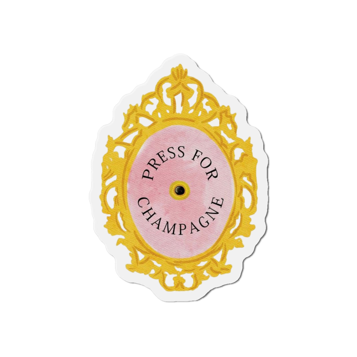 Press For Champagne Stanley Magnet